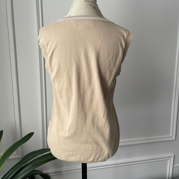 Tommy Hilfiger crew neck knit sweater vest top - Picture 6 of 10